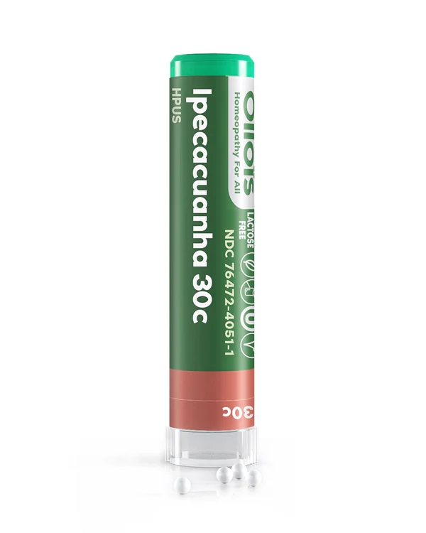 Ipecacuanha 30C Vegan Organic Kosher, 80 Ct (image for) Ipecacuanha 30C Vegan Organic Kosher, 80 Ct