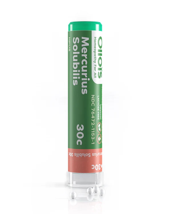 (image for) Mercurius Solubilis 30C Vegan Organic Kosher, 80 Ct 