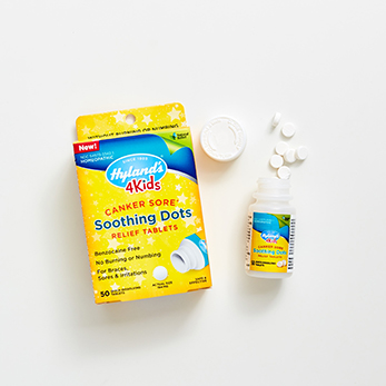 Hyland’s 4 Kids Canker Sore Soothing Dots Relief Tablets (image for) Hyland’s 4 Kids Canker Sore Soothing Dots Relief Tablets