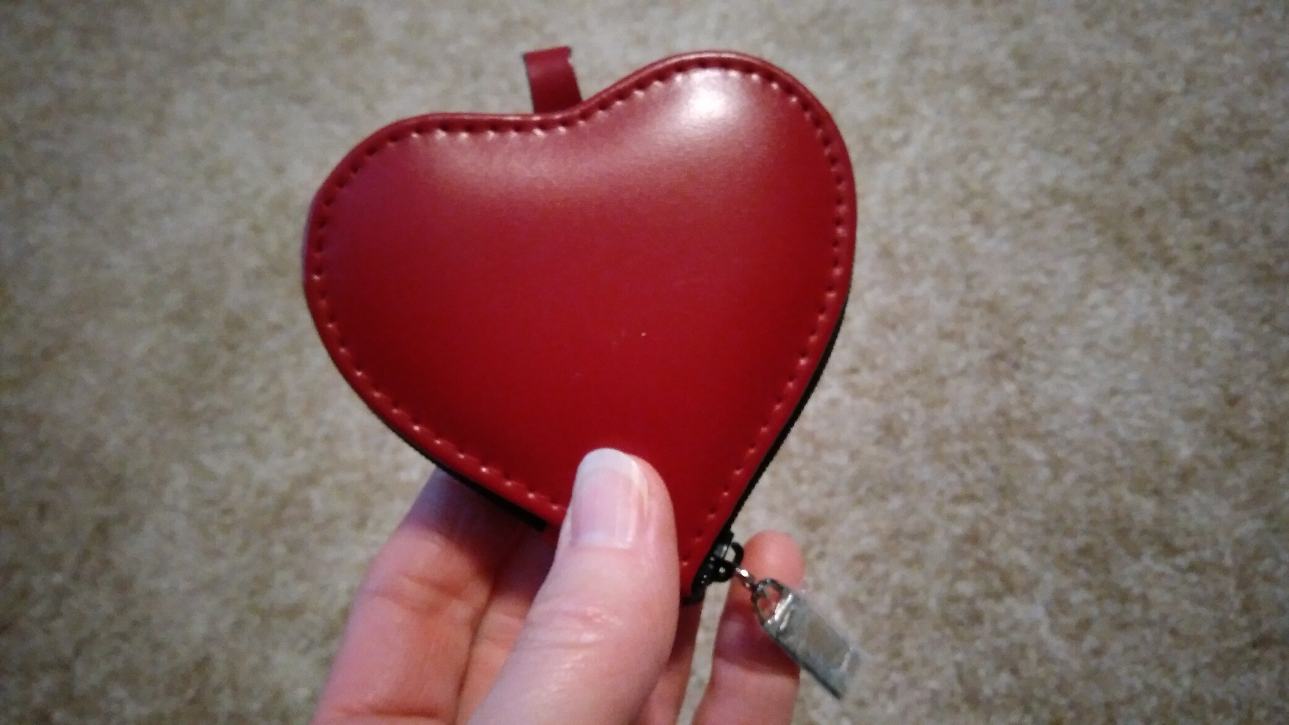Modal Additional Images for Heart Pendant 4 loops leather with 4 vials BLACK