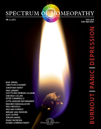 (image for) Burnout - Panic - Depression - Spectrum Of Homoeopathy 02/2012