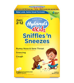 Hyland's 4 kids Sniffles 'n Sneezes (image for) Hyland's 4 kids Sniffles 'n Sneezes